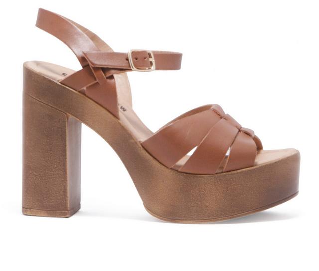 Women's Chelsea Crew Hollie Dress Sandals in Tan color