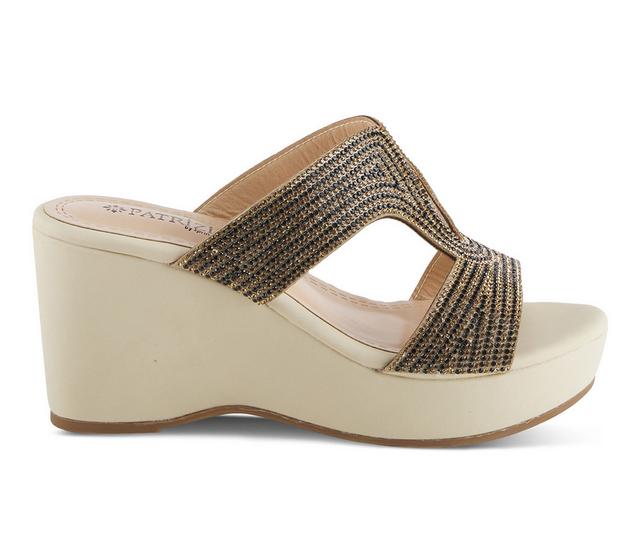 Women's Patrizia Cherlyn Platform Wedge Sandals in Beige color