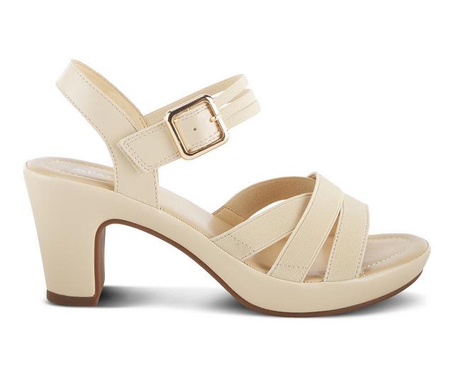 Women's Patrizia Neesa-Stretch Dress Sandals in Beige color