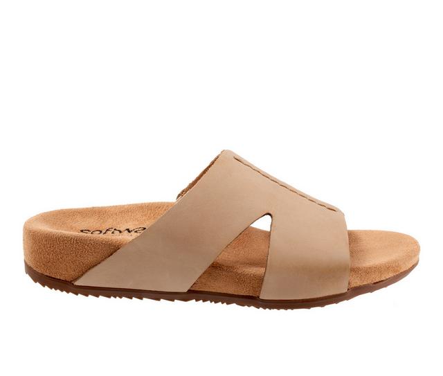 Women's Softwalk Beverly Sandals in Beige color