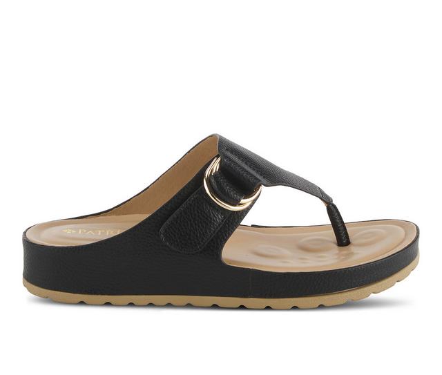 Women's Patrizia Rozeta Footbed Sandals in Black color