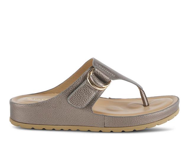 Women's Patrizia Rozeta Footbed Sandals in Pewter color