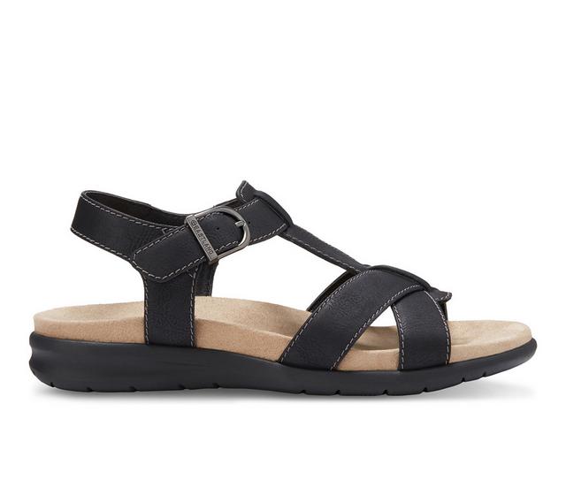 Women's Eastland Kayla Slide Sandal in Black color