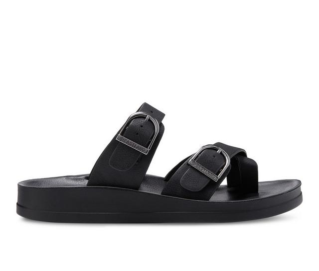 Women's Eastland Savannah Slide Sandal in Black color