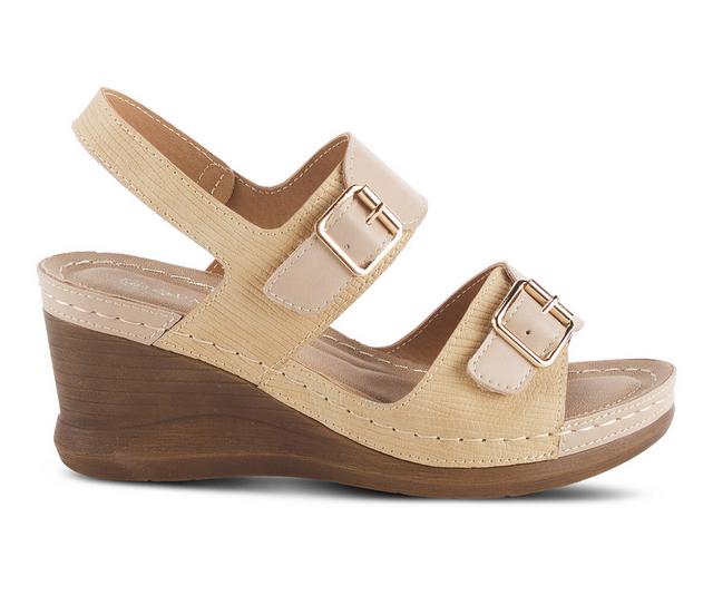 Women's Patrizia Tavlin Wedge Sandals in Beige color