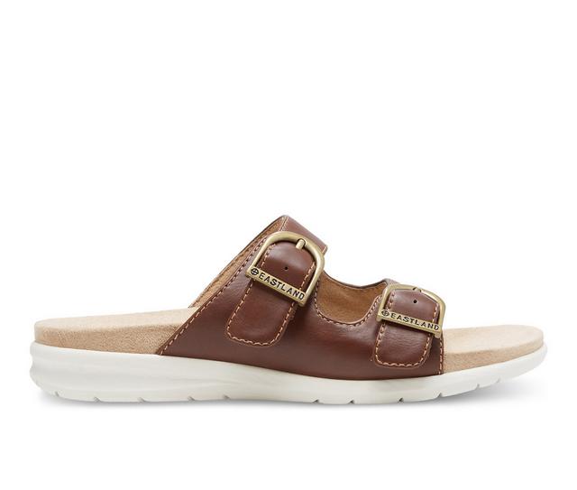 Women's Eastland Avery Slide Sandal in Walnut color