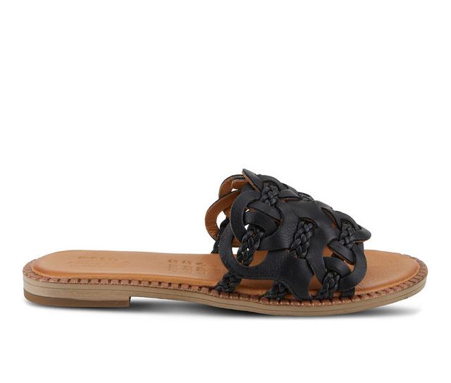 Women's SPRING STEP Alysia Sandals in Black color
