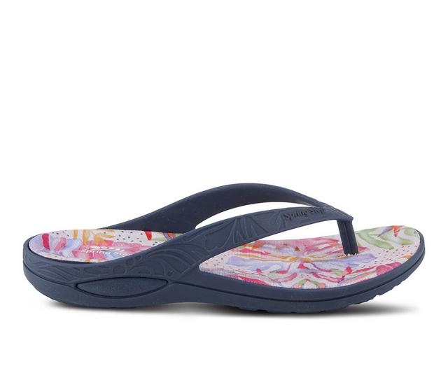 Women's SPRING STEP Contilo Flip-Flops in Navy color