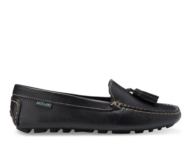 Women's Eastland Tabitha Driving Moc Loafers in Black color