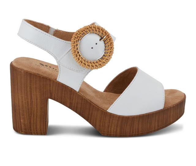 Women's SPRING STEP Gamona Dress Sandals in White color