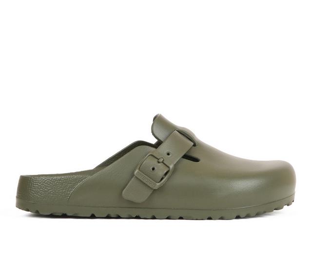 Women's Birkenstock Boston EVA Clogs in Khaki color