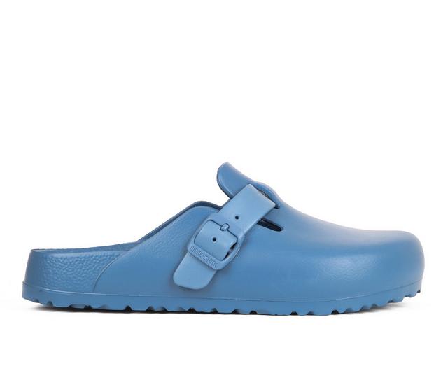 Women's Birkenstock Boston EVA Clogs in Elemental Blue color