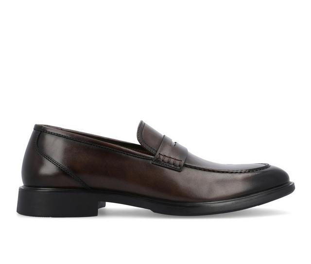 Men's Vance Co. Keith Dress Loafers in Brown color