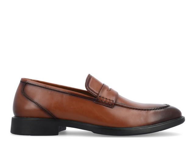 Men's Vance Co. Keith Dress Loafers in Chestnut color