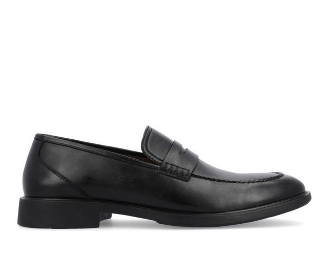 Men's Vance Co. Keith-Wide Dress Loafers in Black color