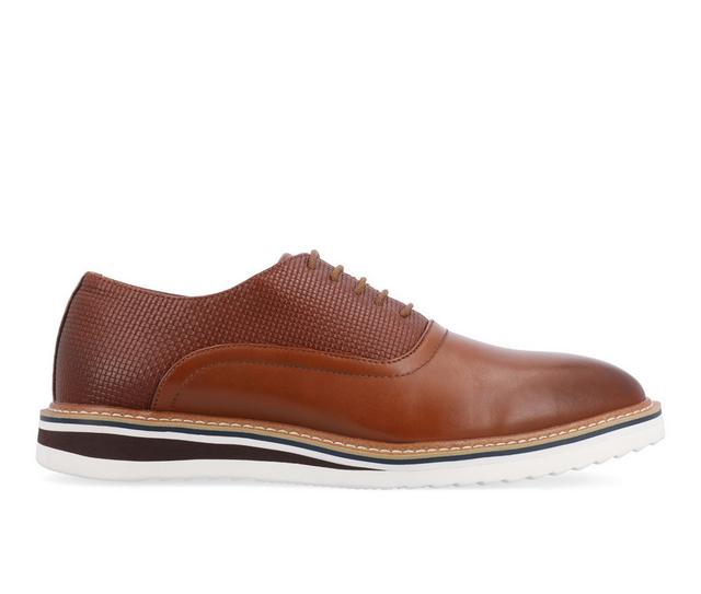 Men's Vance Co. Weber Oxfords in Chestnut color