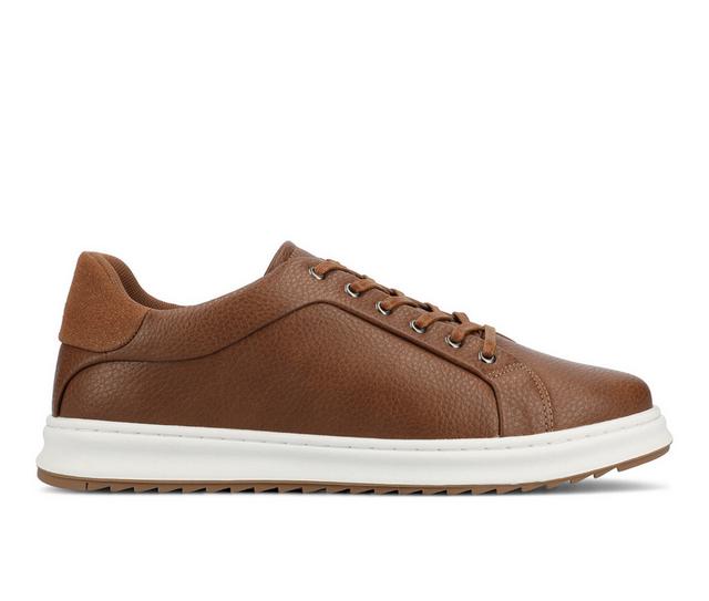 Men's Vance Co. Robby Casual Oxford Sneakers in Brown color