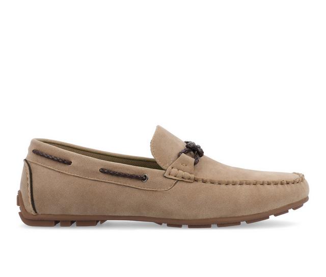 Men's Vance Co. Tyrell Casual Loafers in Taupe color