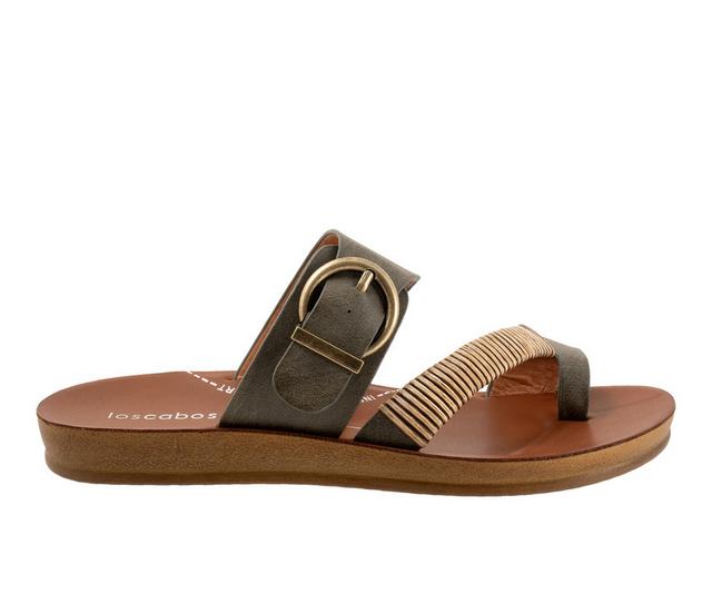 Women's Los Cabos Bria Sandals in Khaki color