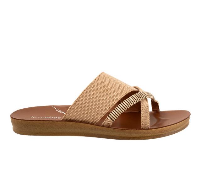 Women's Los Cabos Bride Sandals in Caramel Raffia color