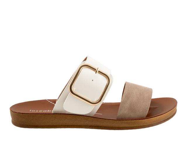 Women's Los Cabos Doti Sandals in Taupe/White color