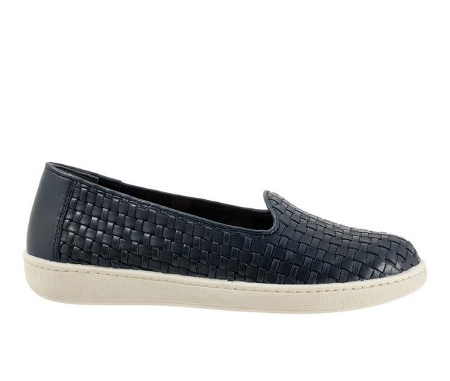 Women's Trotters Adelina Slip On Shoes in Navy color