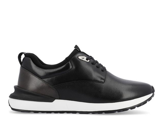 Men's Thomas & Vine Zach Fashion Oxford Sneakers in Black color