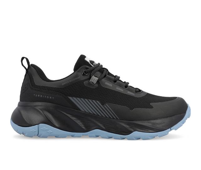 Men's Territory Cascade Water Resistant Sneakers in Black color