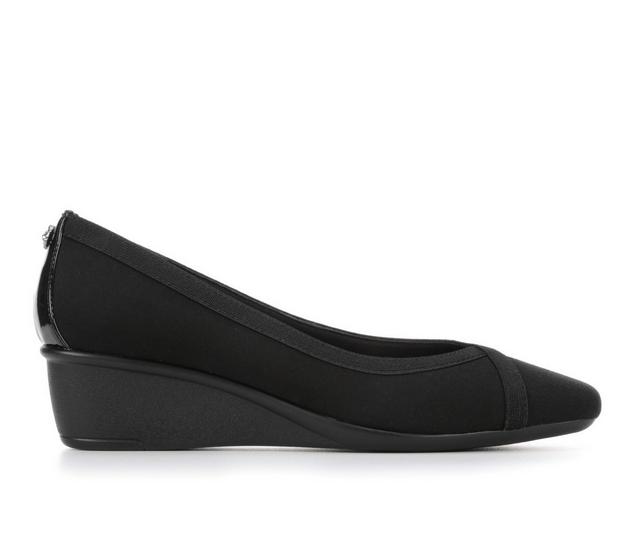 Women's Anne Klein Milly Wedges in Black color