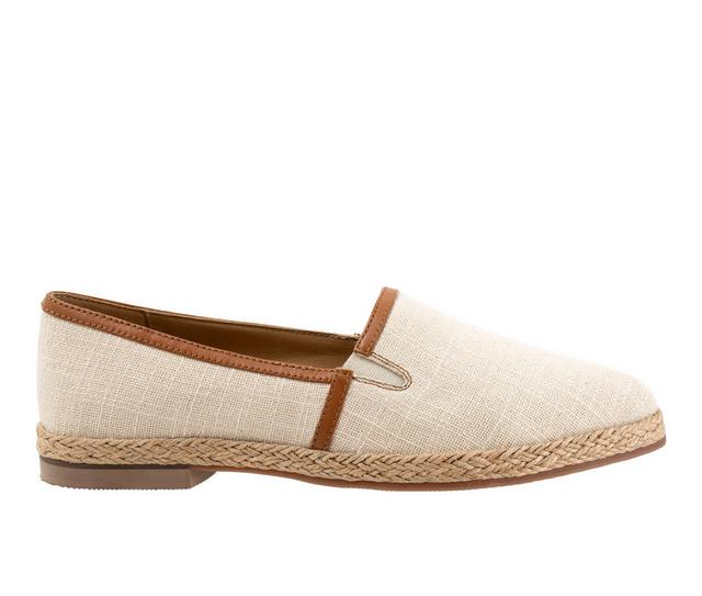 Women's Trotters Estelle Casual Loafers in Natural color