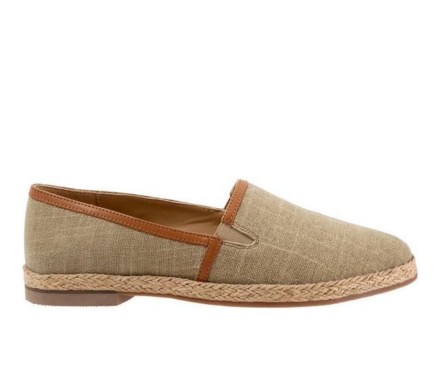 Women's Trotters Estelle Casual Loafers in Sage color