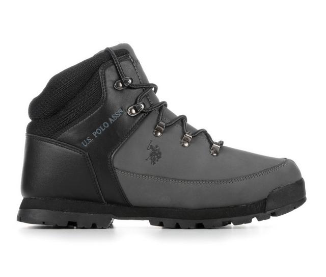 Men's US Polo Assn Meridian Boots in Gray/Black color