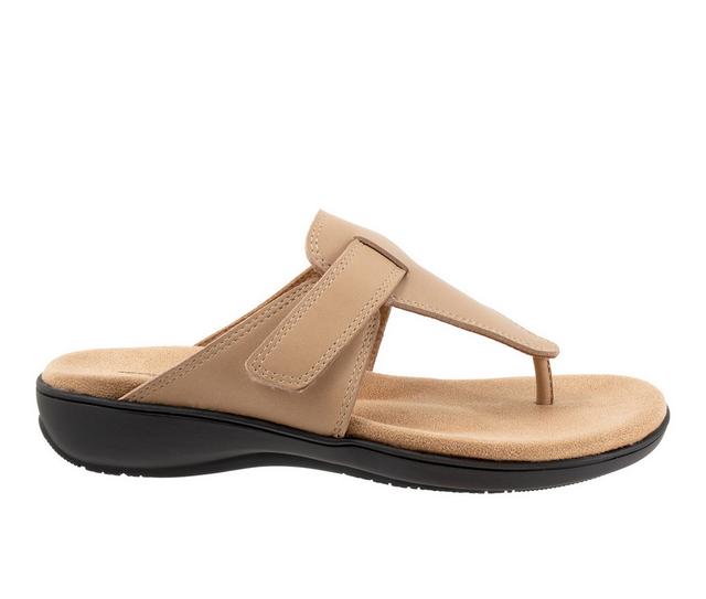 Women's Trotters Robin Sandals in Beige color