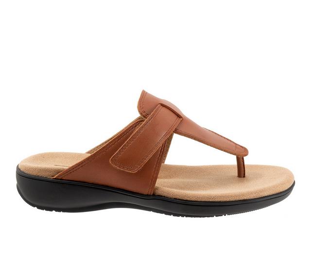 Women's Trotters Robin Sandals in Luggage color