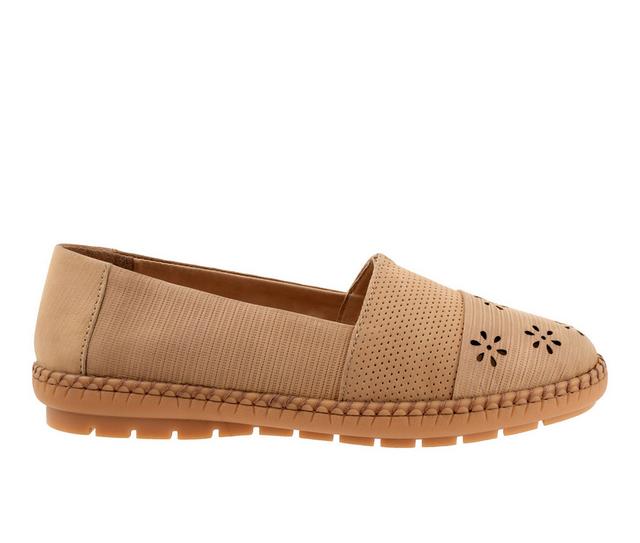 Women's Trotters Ruby Perf Loafers in Sand color