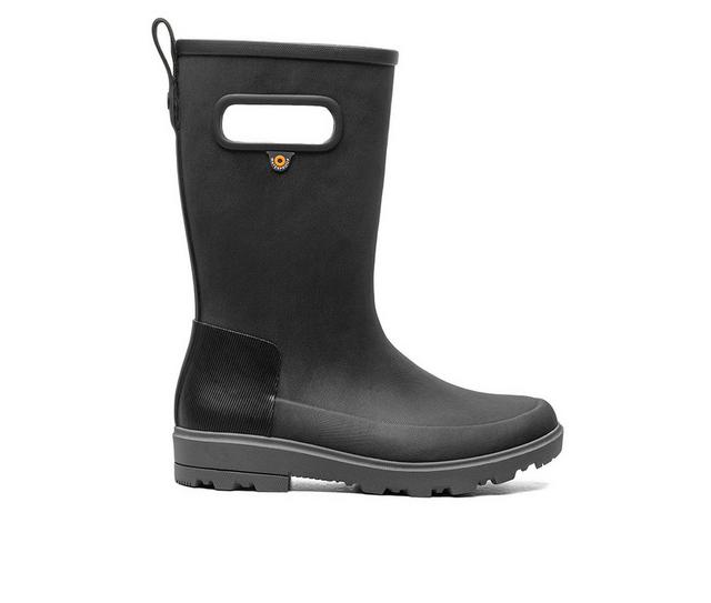 Girls' Bogs Footwear Little Kid & Big Kid Holly Jr Tall Rain Boots in Black color