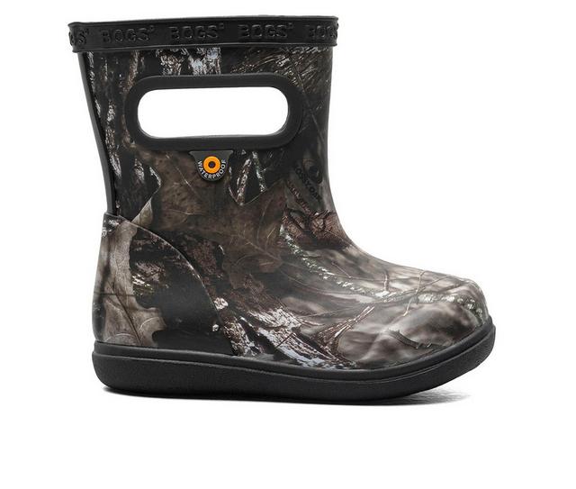Boys' Bogs Footwear Toddler & Little Kid Skipper II Camo Rain Boots in Mossy Oak color