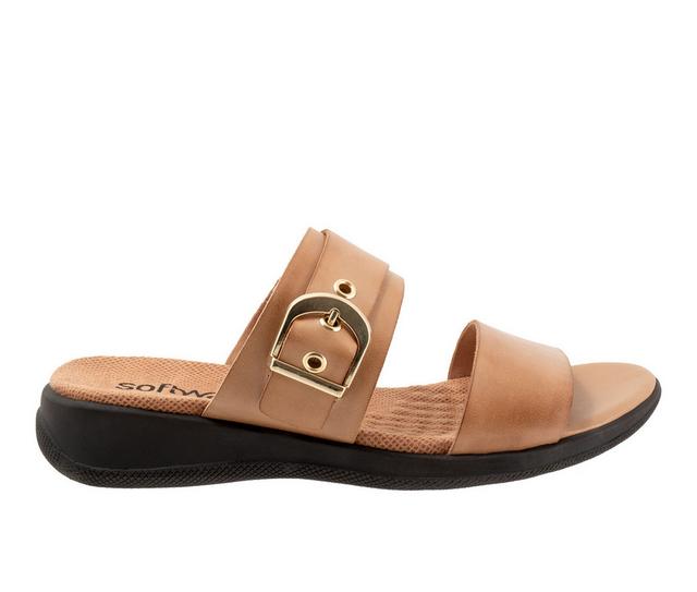 Women's Softwalk Toki Sandals in Tan color