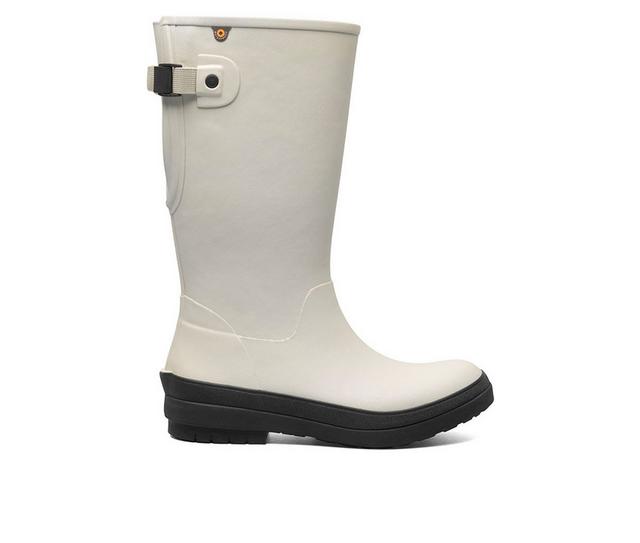 Women's Bogs Footwear Amanda II Tall Rain Boots in Oyster color