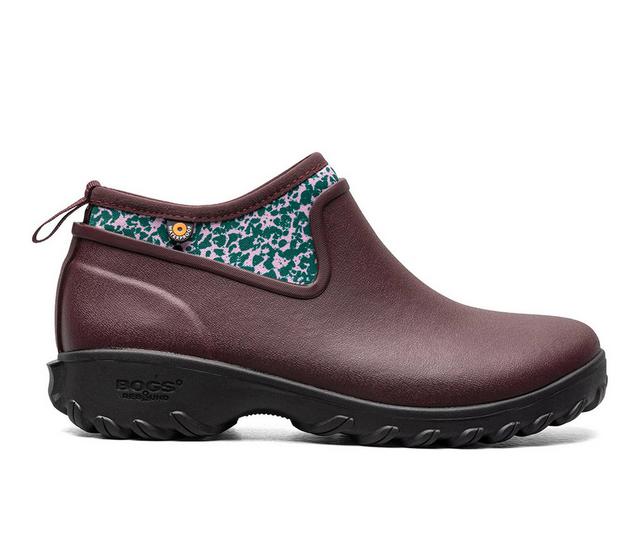 Women's Bogs Footwear Sauvie Chelsea Spotty Winter Boots in Burgundy Multi color