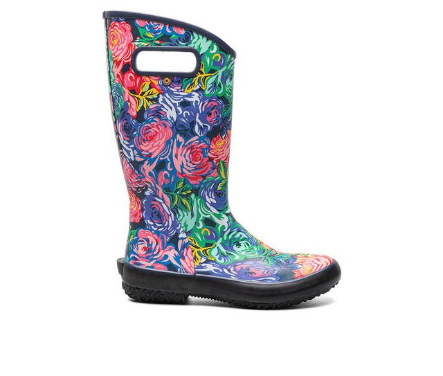 Women's Bogs Footwear Rainboot Rose Garden Rain Boots in Rose Multi color