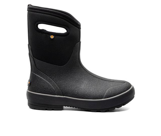 Women's Bogs Footwear Classic II Mid Winter Boots in Black color