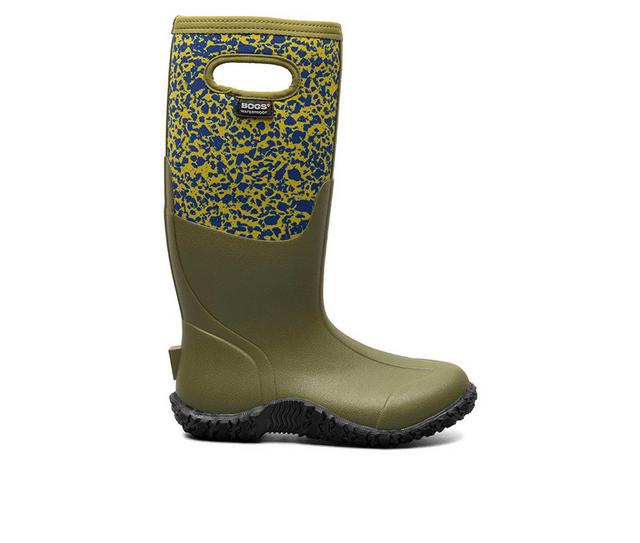 Women's Bogs Footwear Mesa Spotty Winter Boots in Olive Multi color