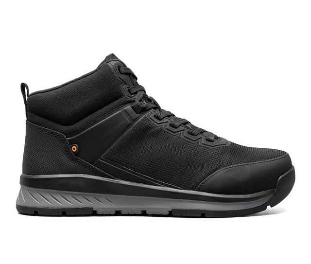 Men's Bogs Footwear Slate Mid CT Hiking Boots in Black color