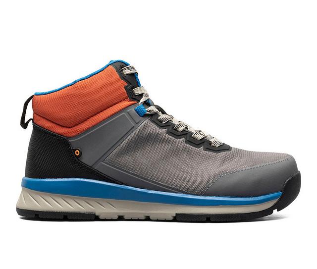 Men's Bogs Footwear Slate Mid CT Hiking Boots in Gray Multi color
