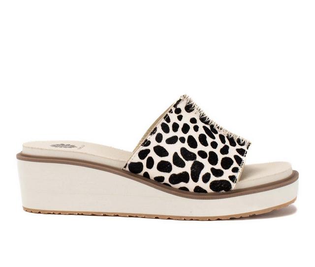 Women's Yellow Box Alley Sandals in Ivory color