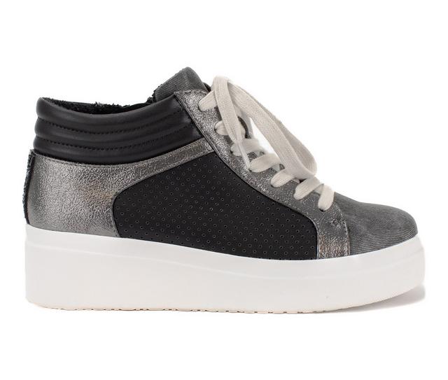 Women's Yellow Box Espaloma High Top Fashion Sneakers in Black color
