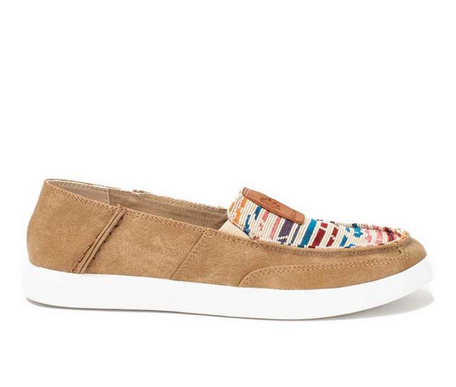 Women's Yellow Box Oleviah Slip-On Shoes in Beige Multi color