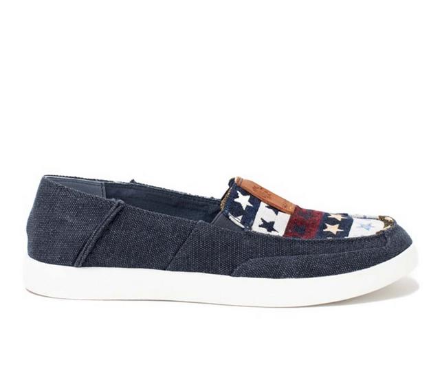 Women's Yellow Box Oleviah Slip-On Shoes in Blue Multi color
