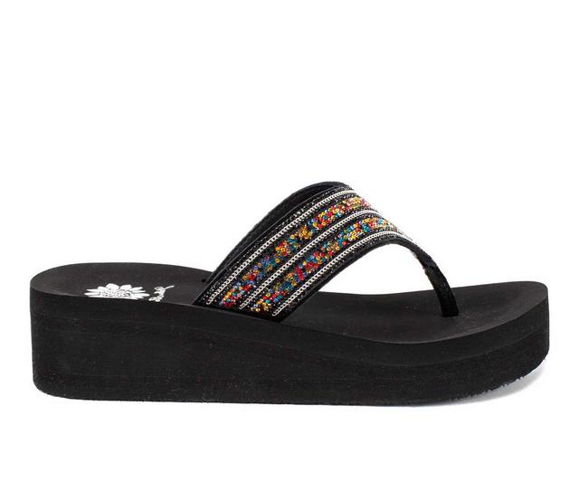 Women's Yellow Box Riana Flip-Flops in Multi color